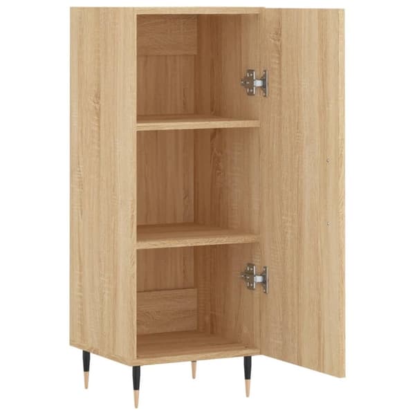 skænk 34,5x34x90 cm konstrueret træ sonoma-eg