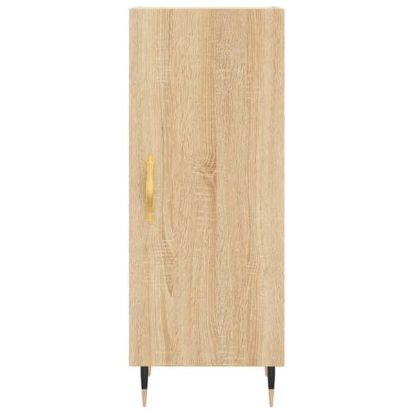 skænk 34,5x34x90 cm konstrueret træ sonoma-eg