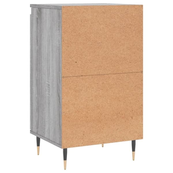 Senkit 2 kpl harmaa Sonoma 40x35x70 cm tekninen puu