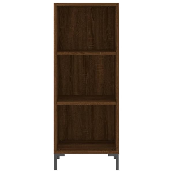 Senkki ruskea tammi 34,5x32,5x90 cm tekninen puu
