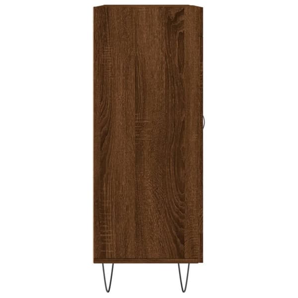 Senkki ruskea tammi 69,5x34x90 cm tekninen puu