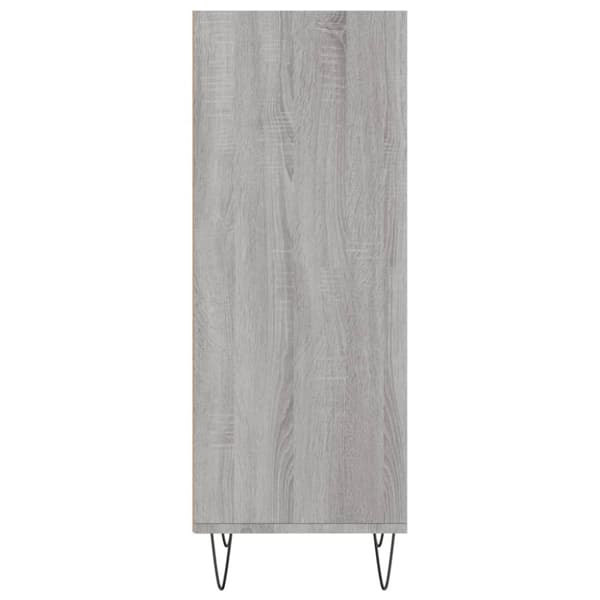 skænk 34,5x32,5x90 cm konstrueret træ grå sonoma-eg