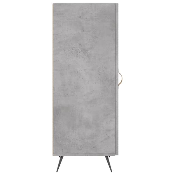 skænk 34,5x34x90 cm konstrueret træ betongrå