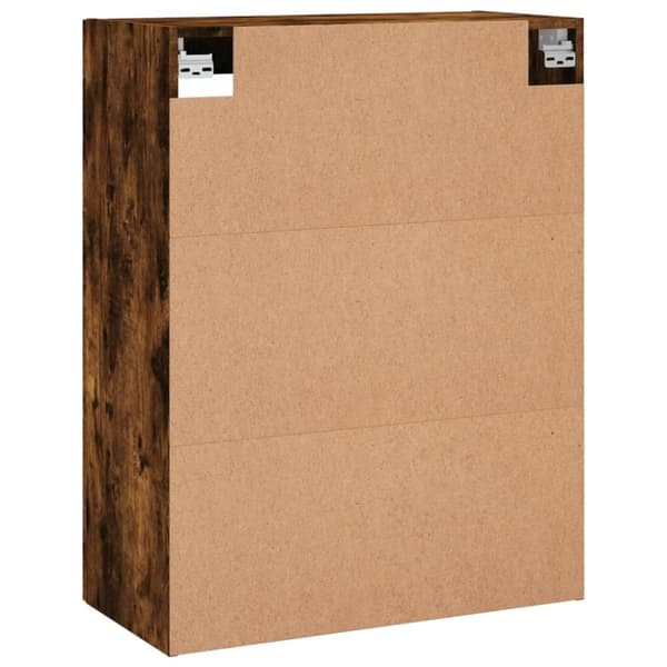 væghængt skab 69,5x34x90 cm konstrueret træ røget sonoma-eg