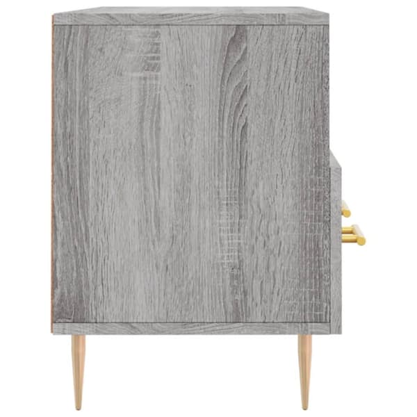 Tv-bänk grå sonoma 102x36x50 cm konstruerat trä