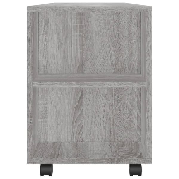 tv-bord 102x34,5x43 cm konstrueret træ grå sonoma-eg