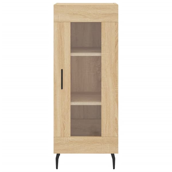 skænk 34,5x34x90 cm konstrueret træ sonoma-eg