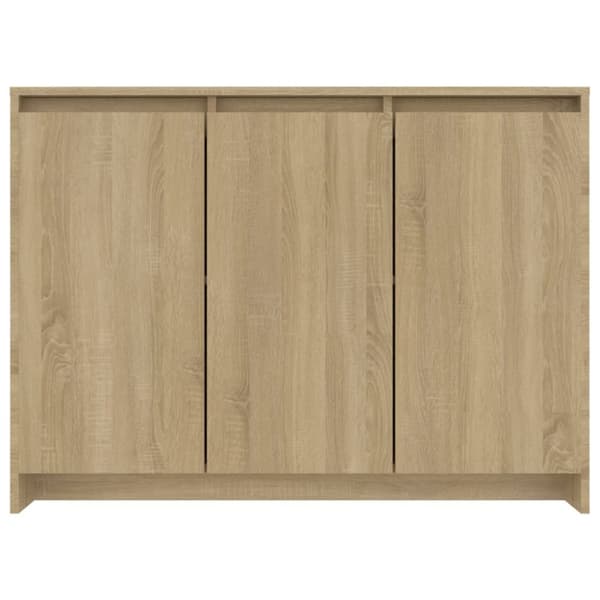 skænk 102x33x75 cm konstrueret træ sonoma-eg