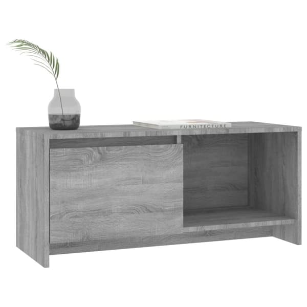 Tv-bänk grå sonoma 90x35x40 cm konstruerat trä