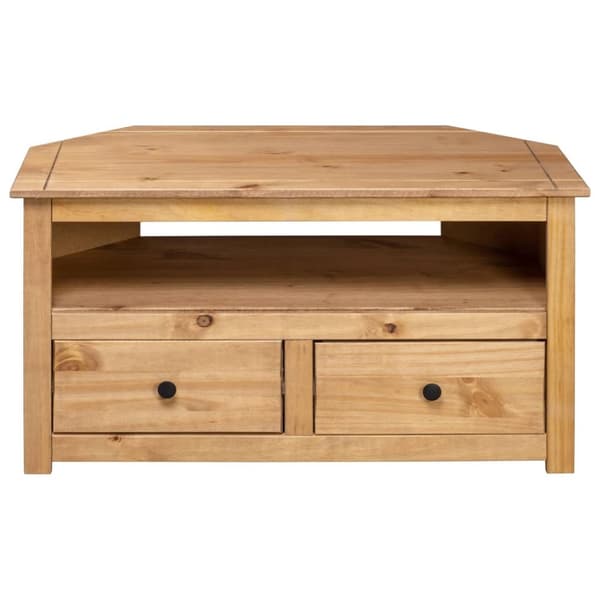 tv-skænk 93 x 49 x 49 cm massivt fyrretræ Panama