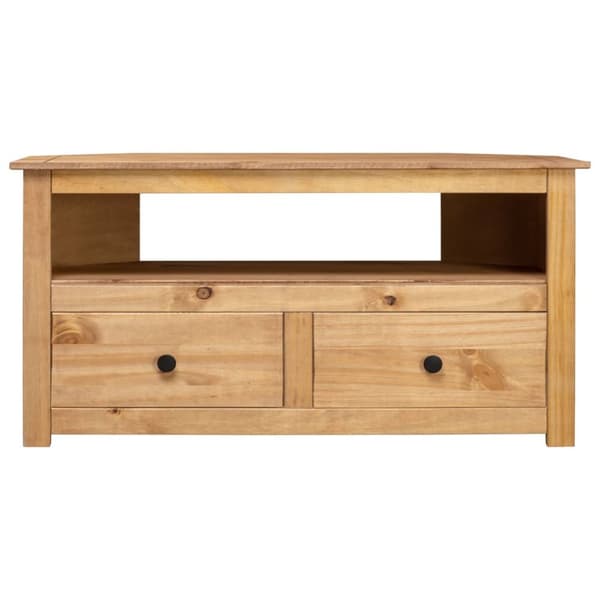 tv-skænk 93 x 49 x 49 cm massivt fyrretræ Panama
