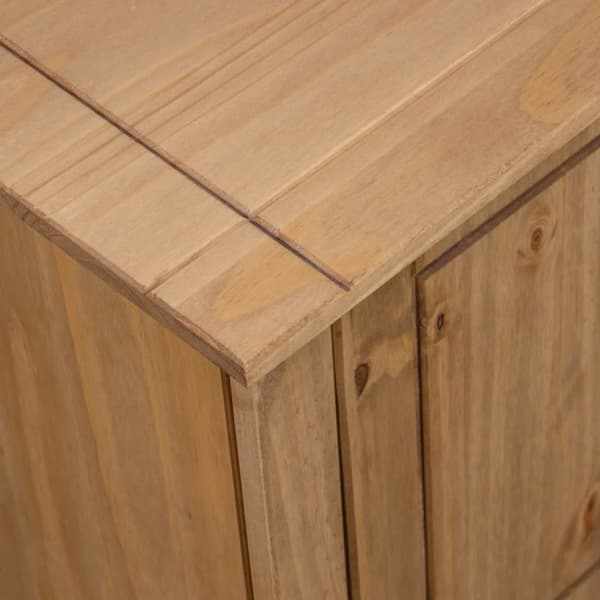TV-bänk 120x40x50 cm massiv furu panama