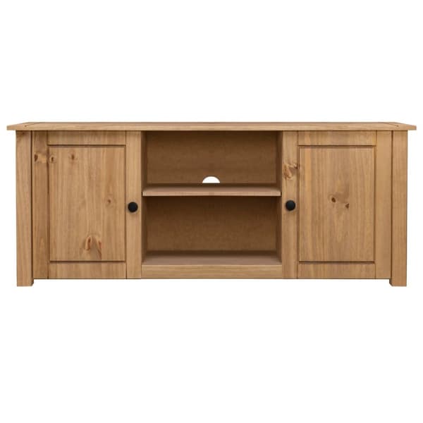 TV-bänk 120x40x50 cm massiv furu panama