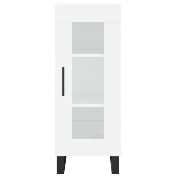skab 34,5x34x180 cm konstrueret træ hvid