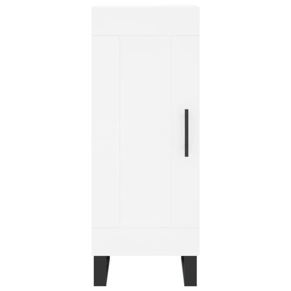 skab 34,5x34x180 cm konstrueret træ hvid