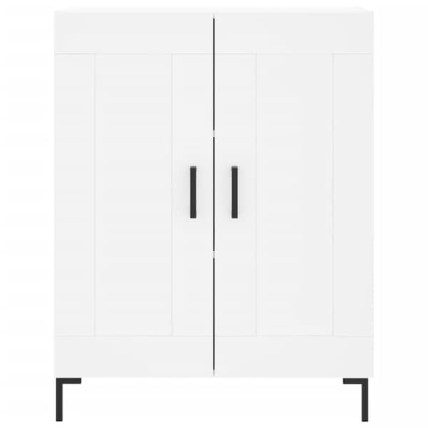højskab 69,5x34x180 cm konstrueret træ hvid