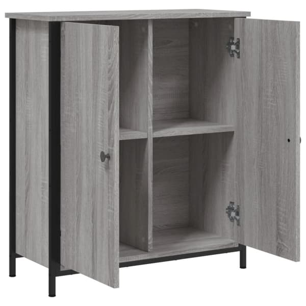 skænk 70x30x80 cm konstrueret træ grå sonoma-eg