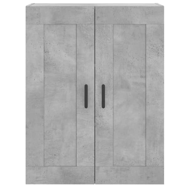 højskab 69,5x34x180 cm konstrueret træ betongrå