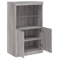 Pikkukuva 7 / 10: Senkki LED-valoilla harmaa Sonoma 60,5x37x100 cm