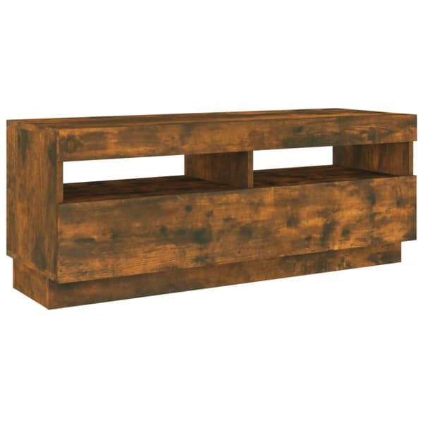 TV-taso LED-valoilla savutammi 100x35x40 cm
