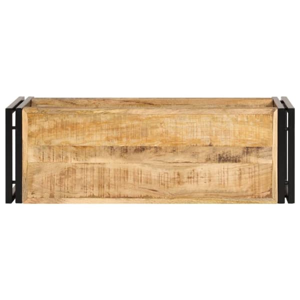 TV-taso 90x30x40 cm kiinteä mangopuu