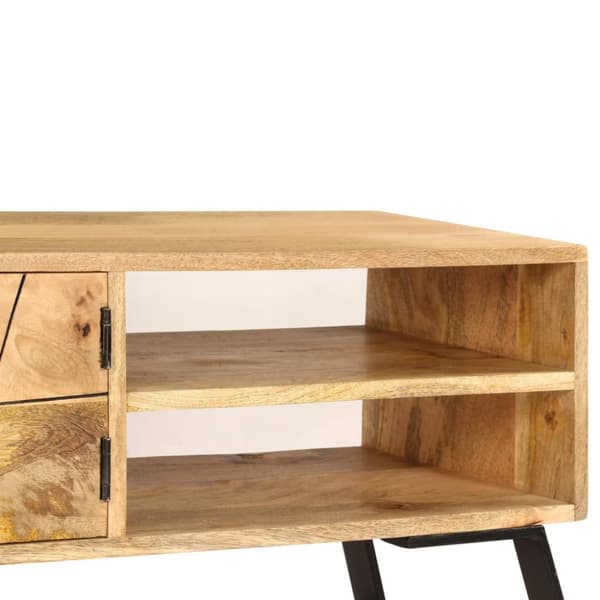 tv-skab 140x30x40 cm massivt mangotræ