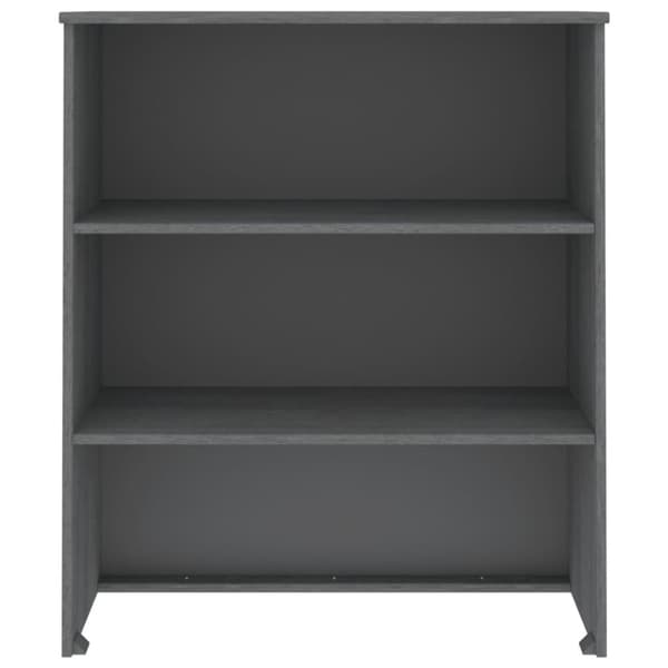 Yläkaappi HAMAR tummanharmaa 85x35x100 cm täysi mänty