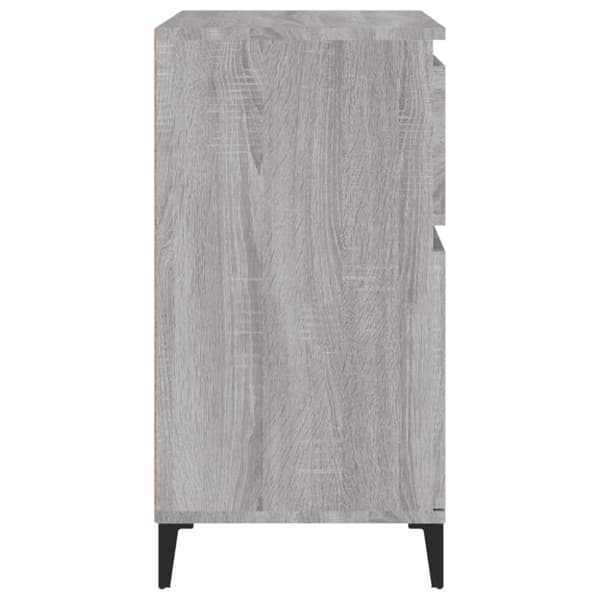 skænk 60x35x70 cm konstrueret træ grå sonoma-eg