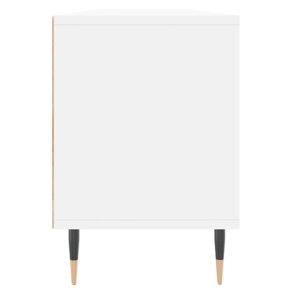 Tv-bänk vit 150x30x44,5 cm konstruerat trä