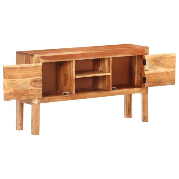 skænk 116x30x66 cm massivt akacietræ