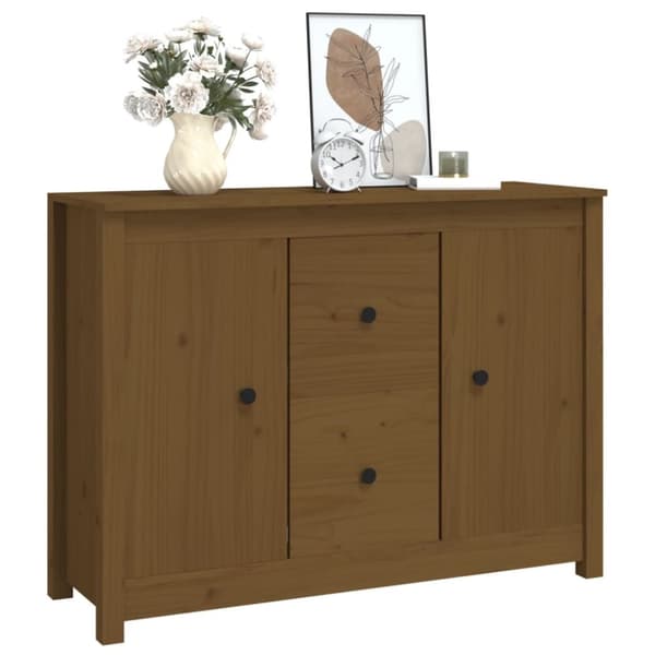 Senkki hunajanruskea 100x35x74 cm täysi mänty