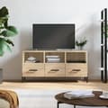Miniatyrbild 1 av 10: Tv-bänk sonoma ek 102x36x50 cm konstruerat trä