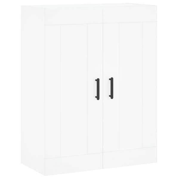 højskab 69,5x34x180 cm konstrueret træ hvid