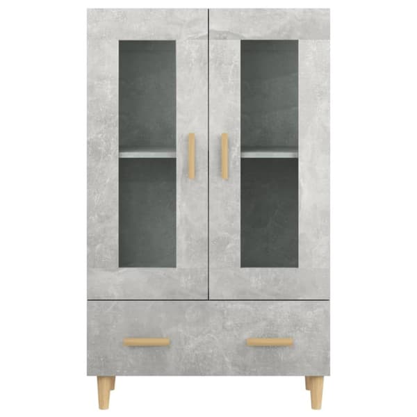 skab 70x31x115 cm konstrueret træ betongrå