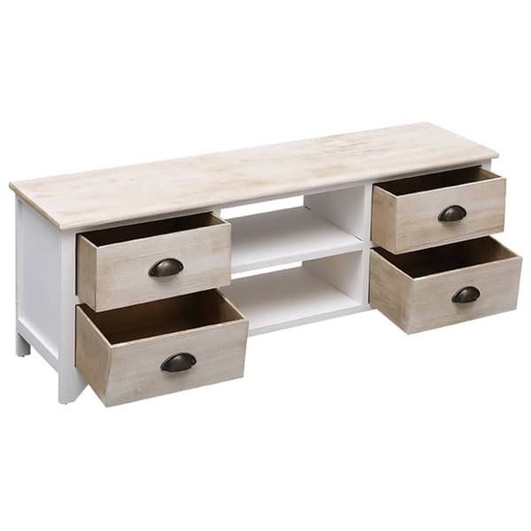 tv-skab 108x30x40 cm massivt kejsertræ