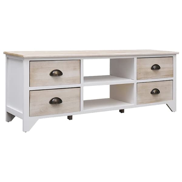 tv-skab 108x30x40 cm massivt kejsertræ