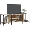 Pikkukuva 3 / 10: TV-taso Sonoma-tammi 153x37x50 cm tekninen puu