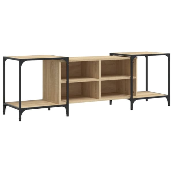 TV-taso Sonoma-tammi 153x37x50 cm tekninen puu