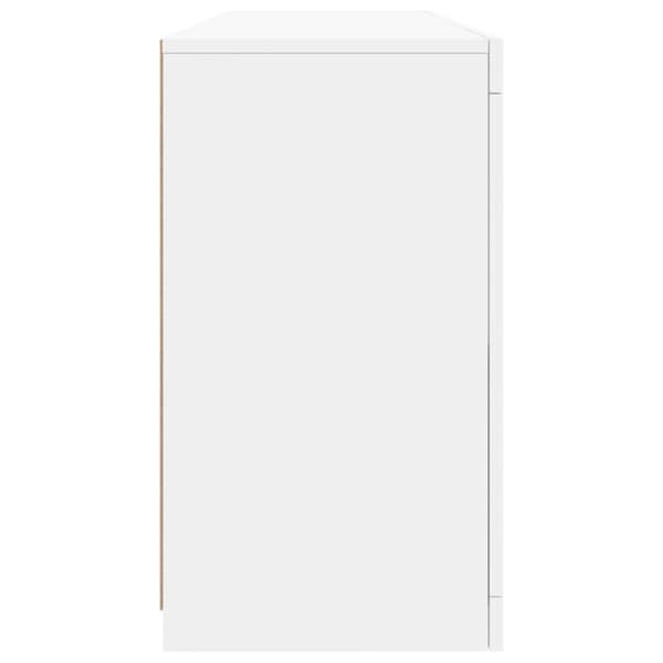 Senkki LED-valoilla valkoinen 163x37x67 cm