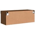 Pikkukuva 10 / 10: TV-taso LED-valoilla ruskea tammi 80x30x30 cm