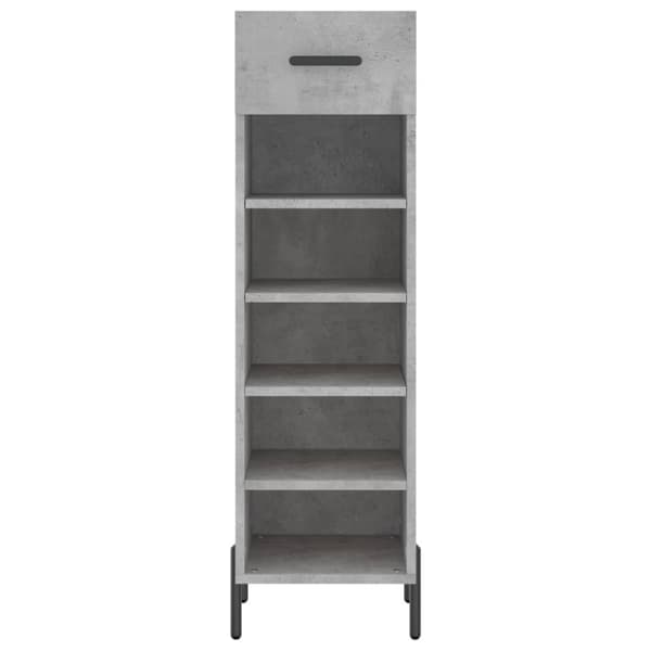 skoreol 30x35x105 cm konstrueret træ betongrå