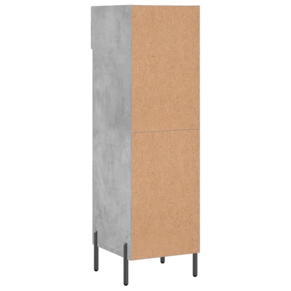 skoreol 30x35x105 cm konstrueret træ betongrå
