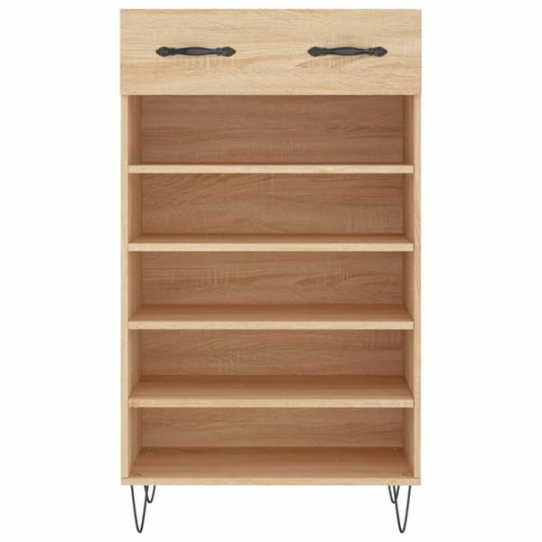 skoreol 60x35x105 cm konstrueret træ sonoma-eg
