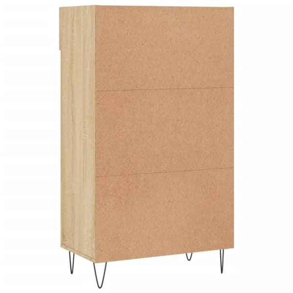 skoreol 60x35x105 cm konstrueret træ sonoma-eg
