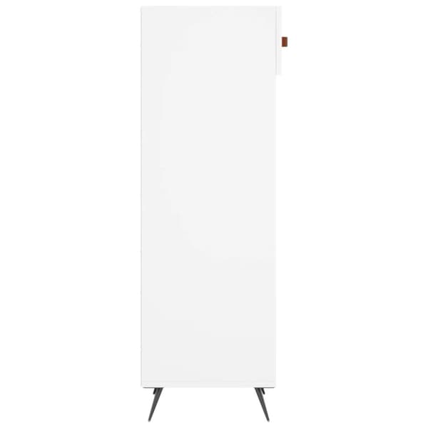 skoreol 30x35x105 cm konstrueret træ hvid