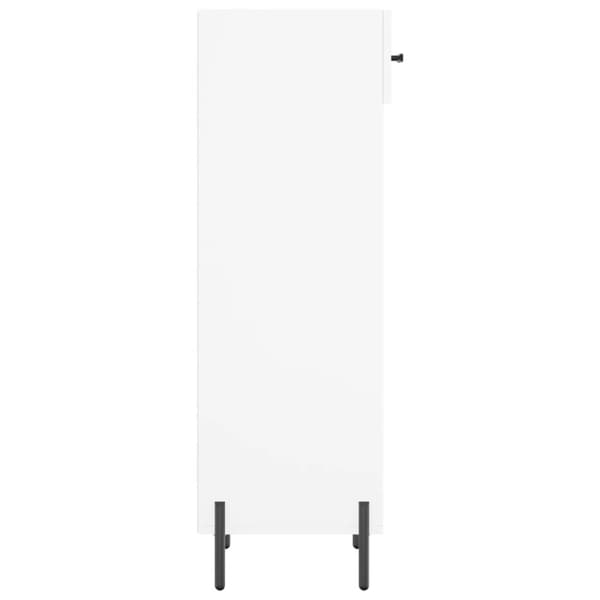 skoreol 30x35x105 cm konstrueret træ hvid