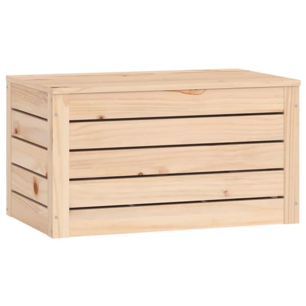 opbevaringskasse 59,5x36,5x33 cm massivt fyrretræ