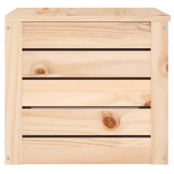 opbevaringskasse 59,5x36,5x33 cm massivt fyrretræ