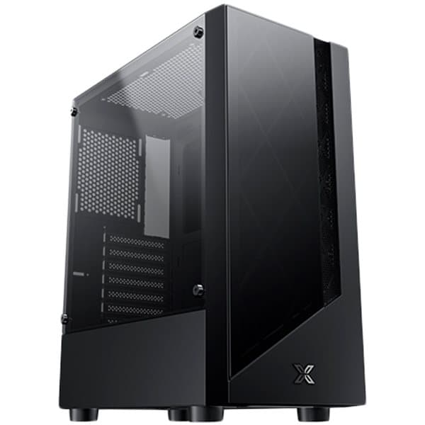 Xigmatek Duke EN49158, ATX/M-ATX/Mini ITX, USB3.0x1 & 2.0x2, Meshed & TG Frontpanel, Left TG, Front 4PCS X24F Fan