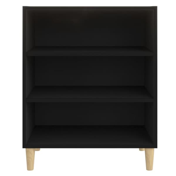 skænk 57x35x70 cm spånplade sort
